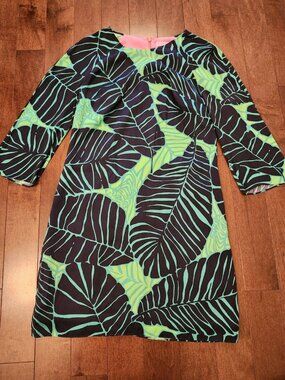 Lily Pulitzer under the palms carol shift dress in size 0